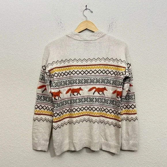 Talbots Fair Isle Fox Sweater - Picture 4 of 7